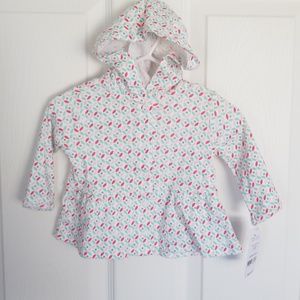 Carter's Snap Front Hooded Cotton Sweater